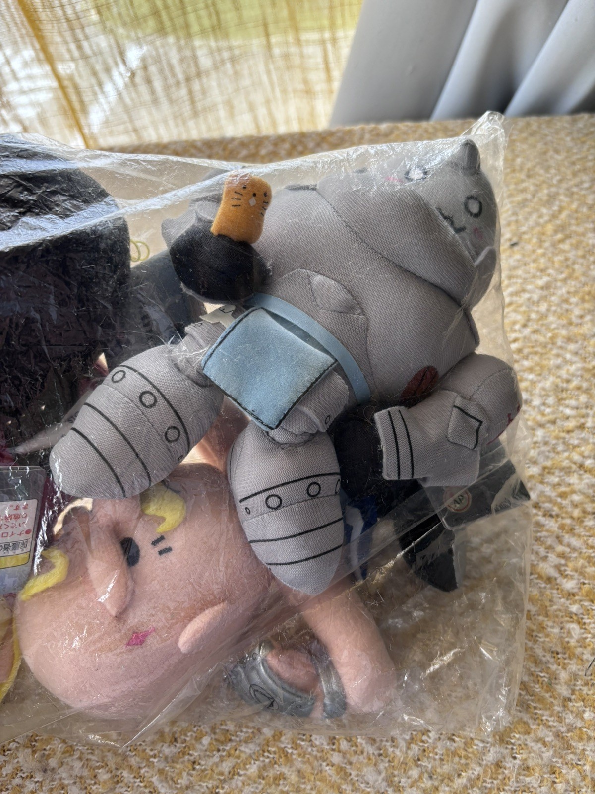 Fullmetal Alchemist Banpresto 2003 Plush Complete Set of 5