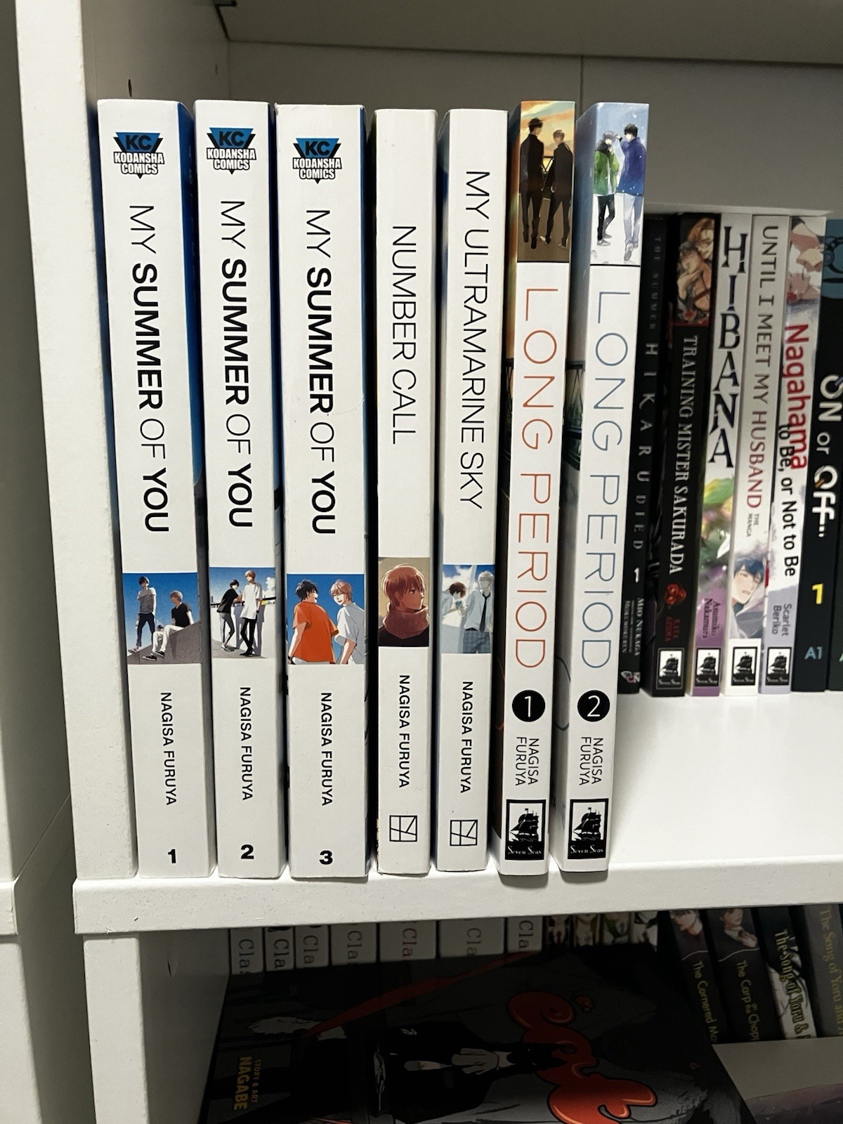 Nagisa Furuya 7 Book Manga Lot.