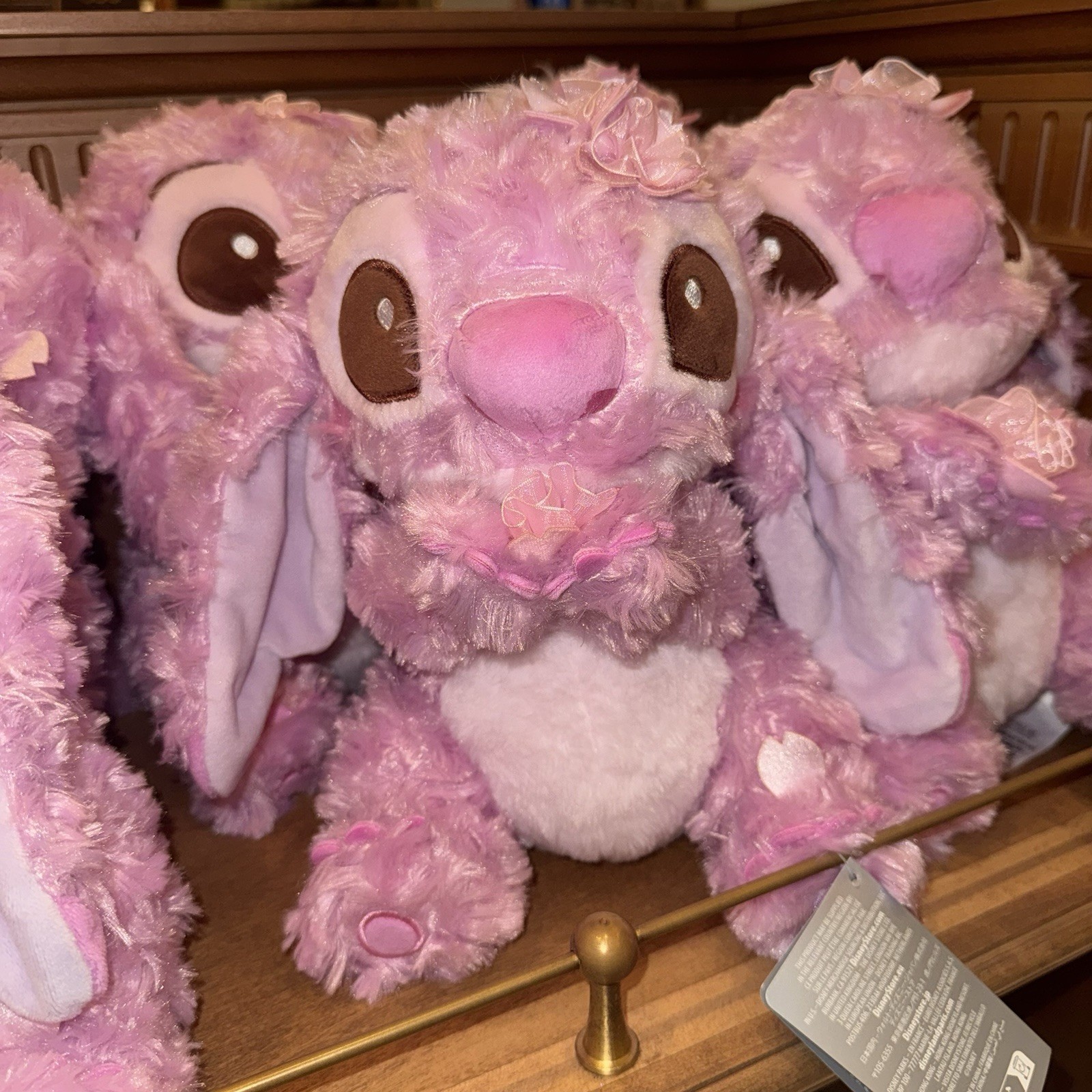 Disney Parks Stitch Sakura Plush Cherry Blossom Pink Japan Collection New W/ Tag