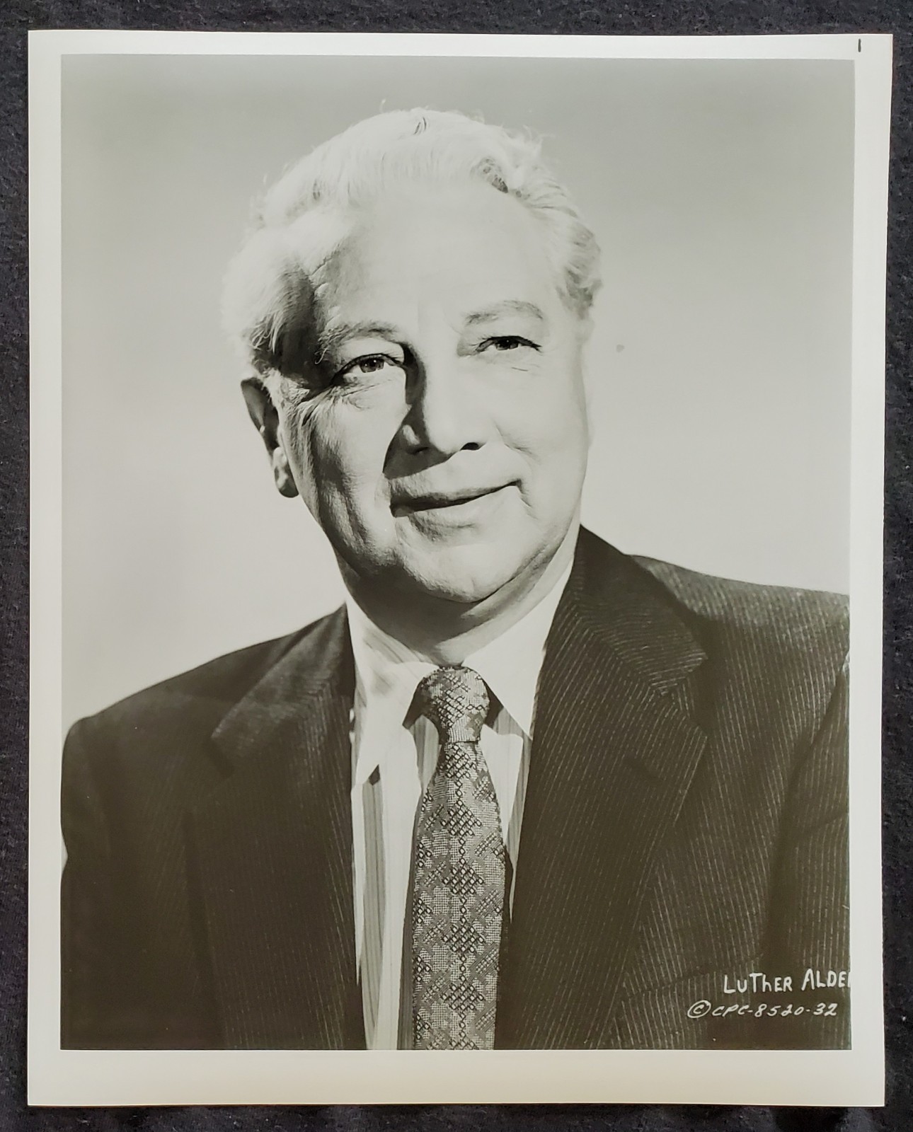 1940s Luther Alder Hollywood 8x10 Portrait Photograph