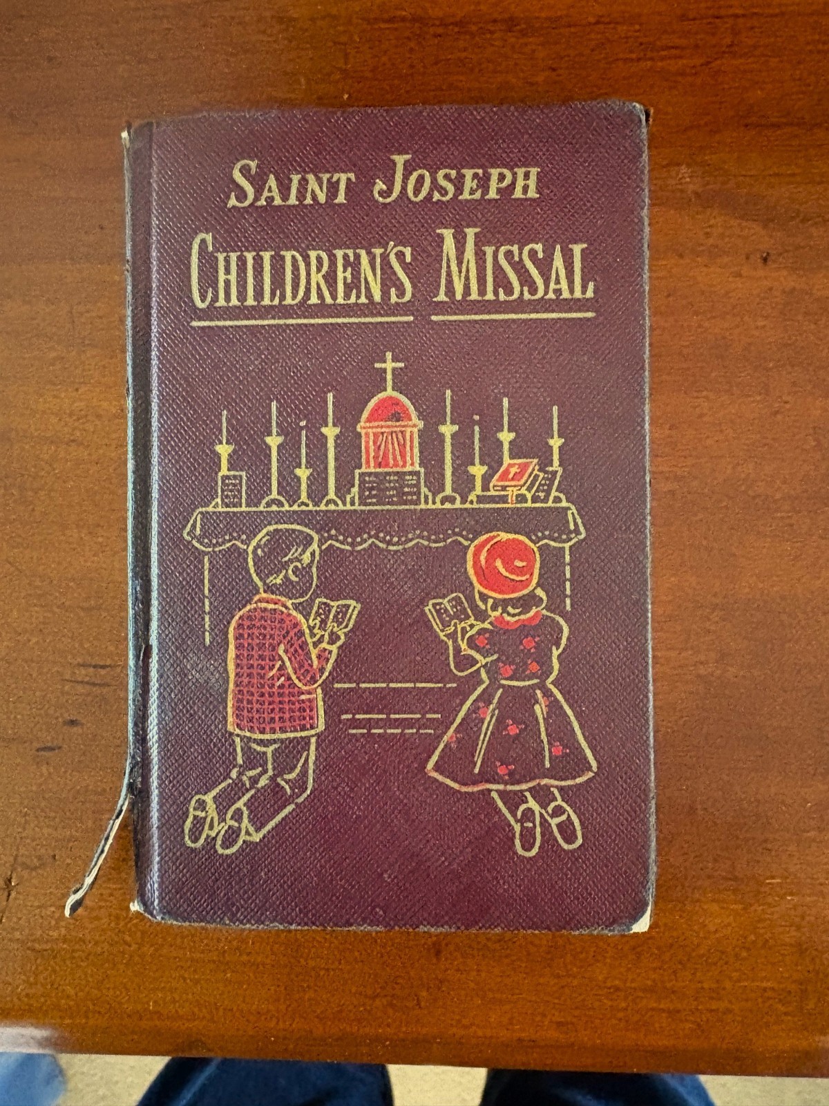 Vintage 1954 Vintage Saint Joseph Children's Missal Catholic Mass Rev H. Hoever