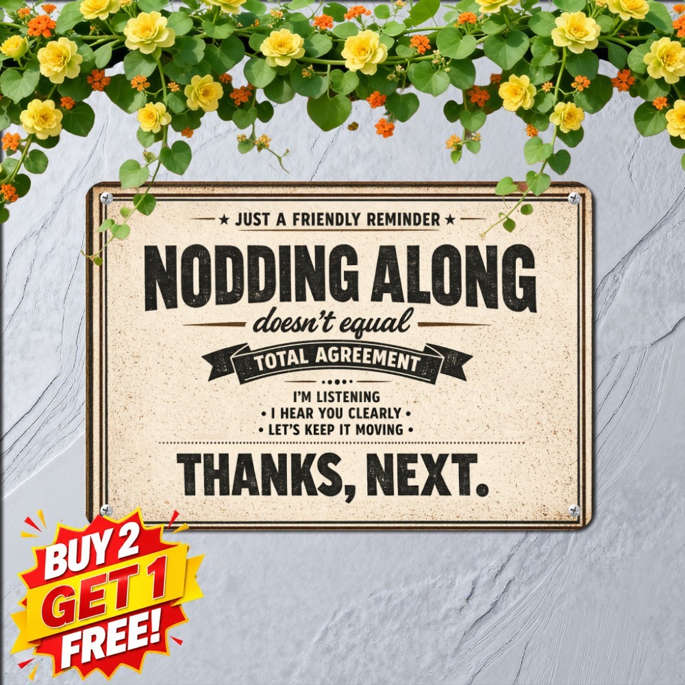 Multi-Functional, Multi-Purpose, Tin Metal Signs Fun Metal Signage Decoration, R