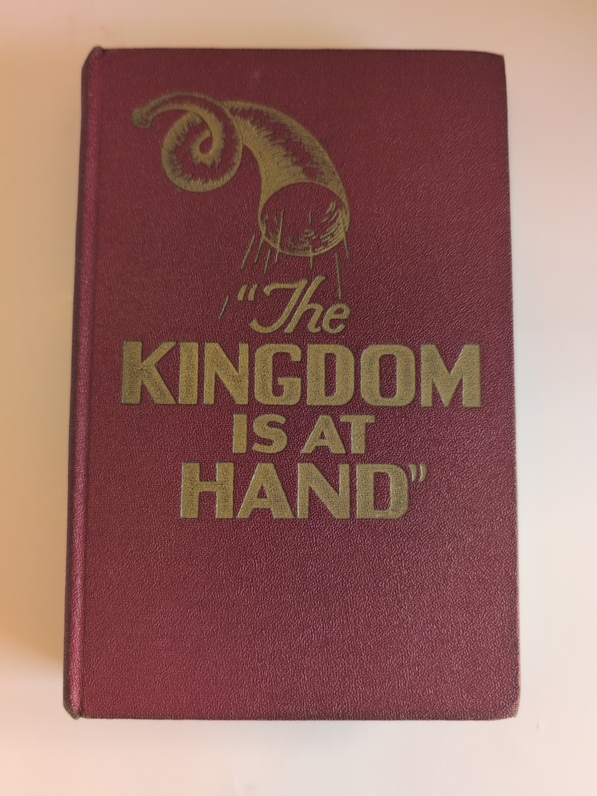WATCHTOWER THE KINGDOM IS AT HAND 1944 3,500,000 Edition EUC Illustrated Promise