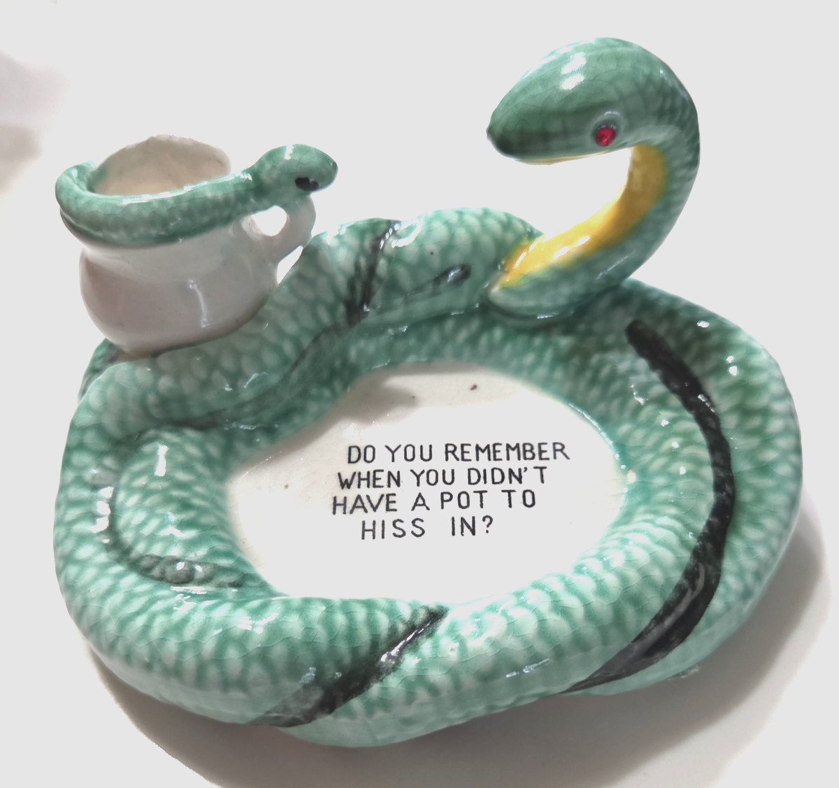 Vintage Snake Ashtray \