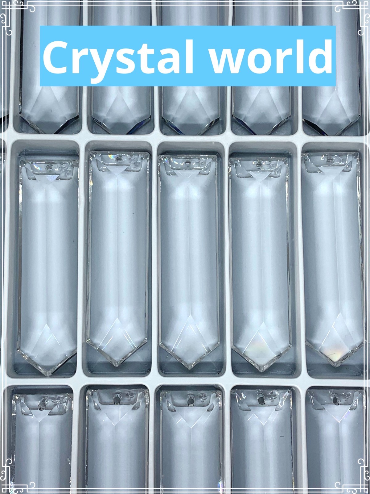 210 pcs Crystal Prism Sets Chandelier Lamp Parts Asfour Hanging Lamp Drops