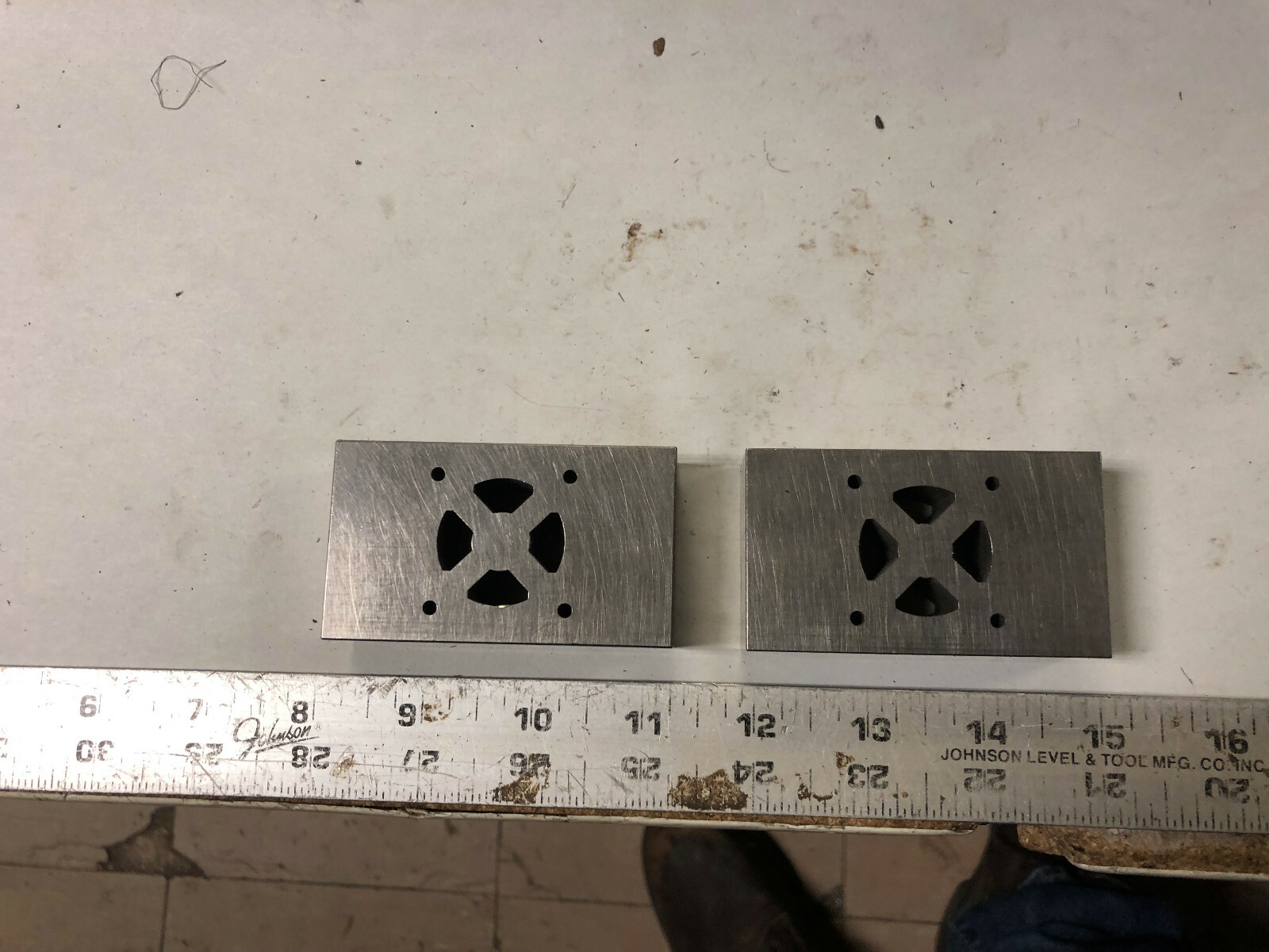 MACHINIST TOOLS LATHE MILL 2 Precision Ground  Set Up Blocks Plate Gage A DrWx