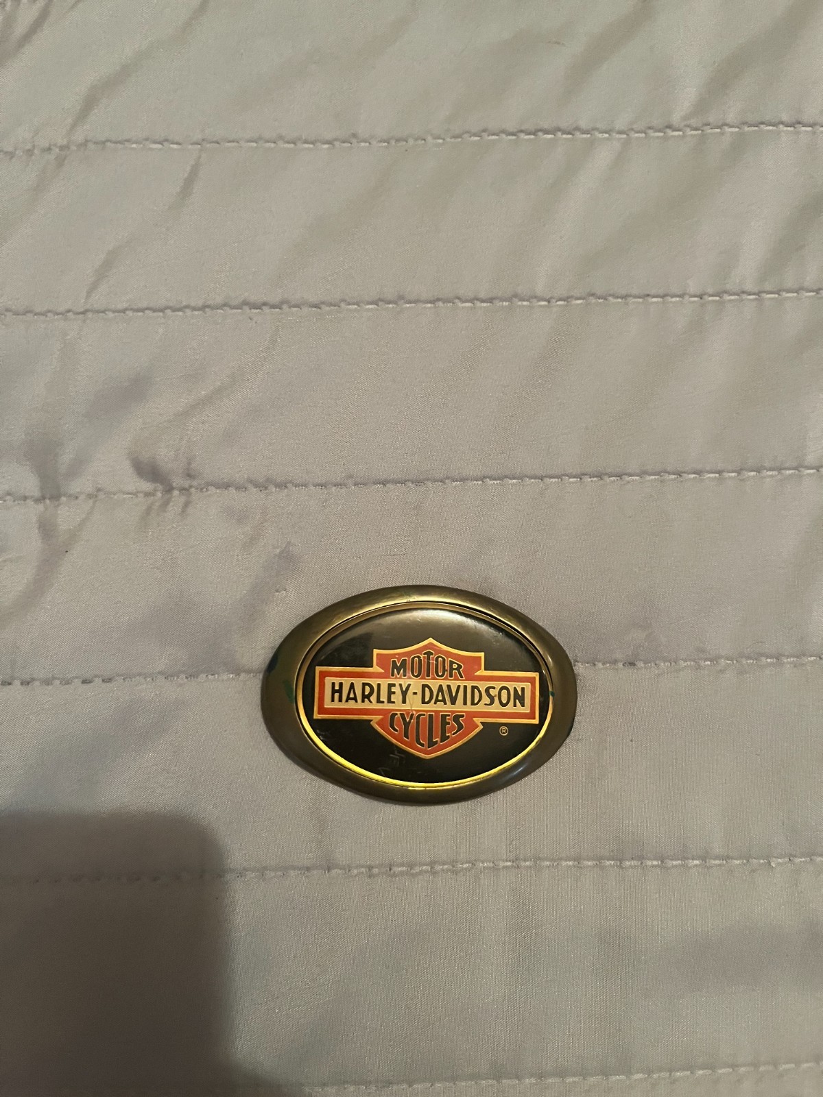 Vintage Harley Davidson Solid Brass Belt Buckle YOU CANT FIND THIS ONE