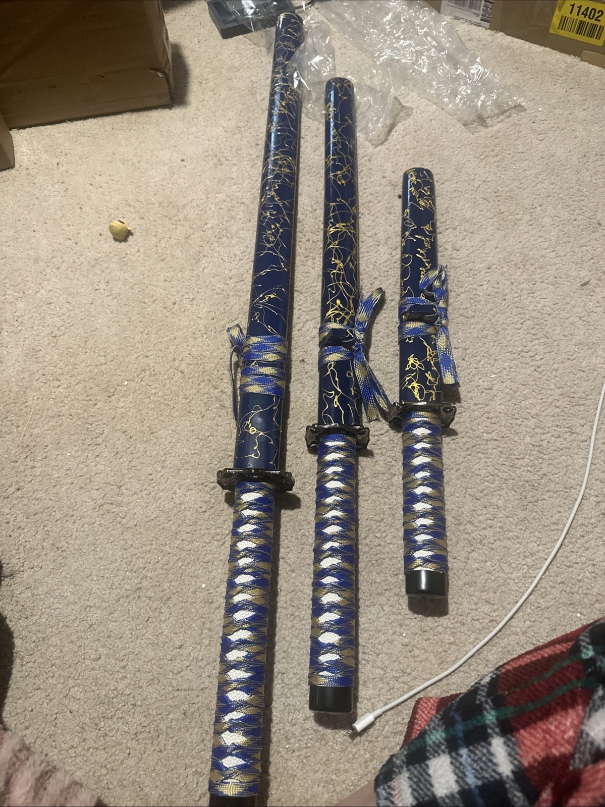 Golda 3 Piece Samurai Katana Set