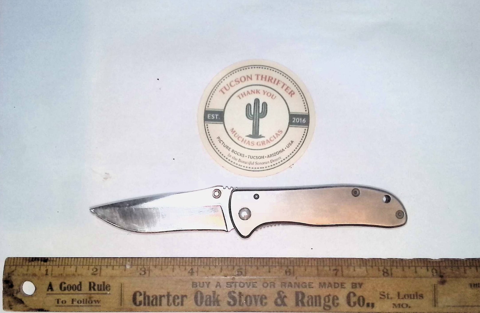 CRKT Drifter 6450S Pocket Knife Frame Lock Plain Edge Blade