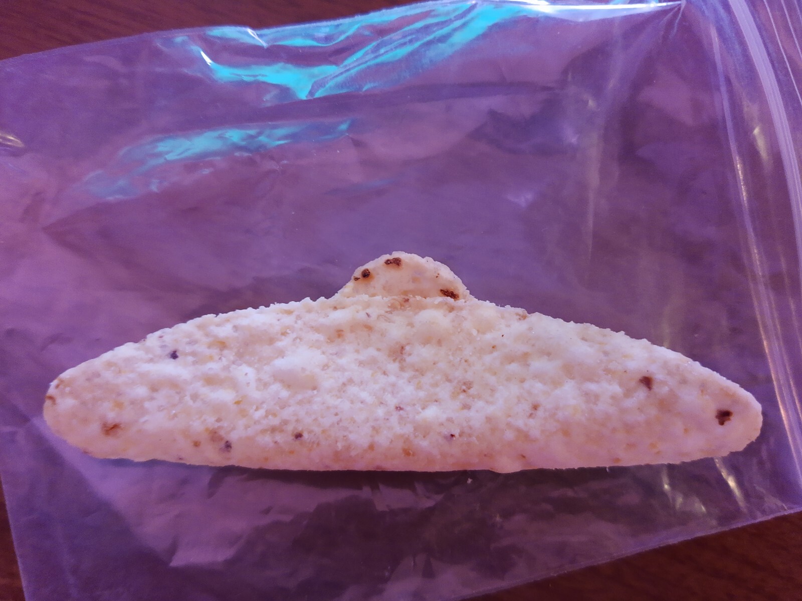 UFO / UAP Shaped Nacho Chip Rare and Paranormal