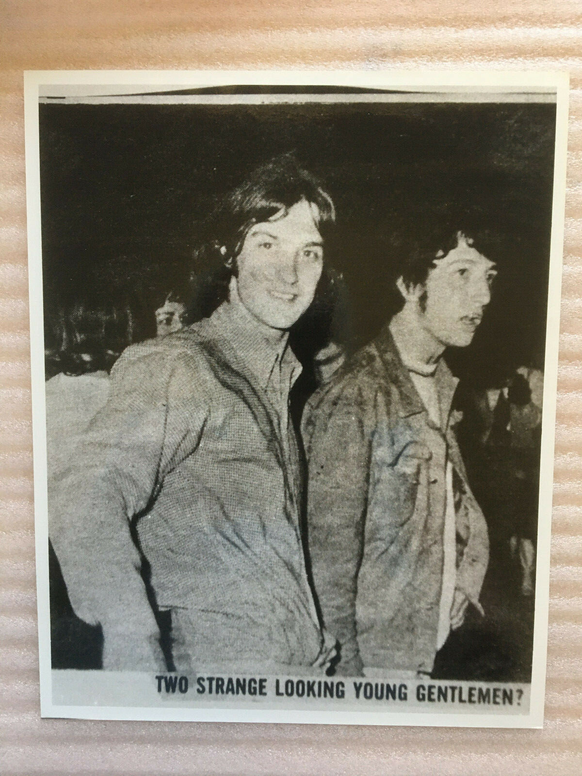 The Kinks Dave Davies Pete Quaife vintage press headshot photo The Kinks Dave Davies Pete Quaife vintage press headshot photo