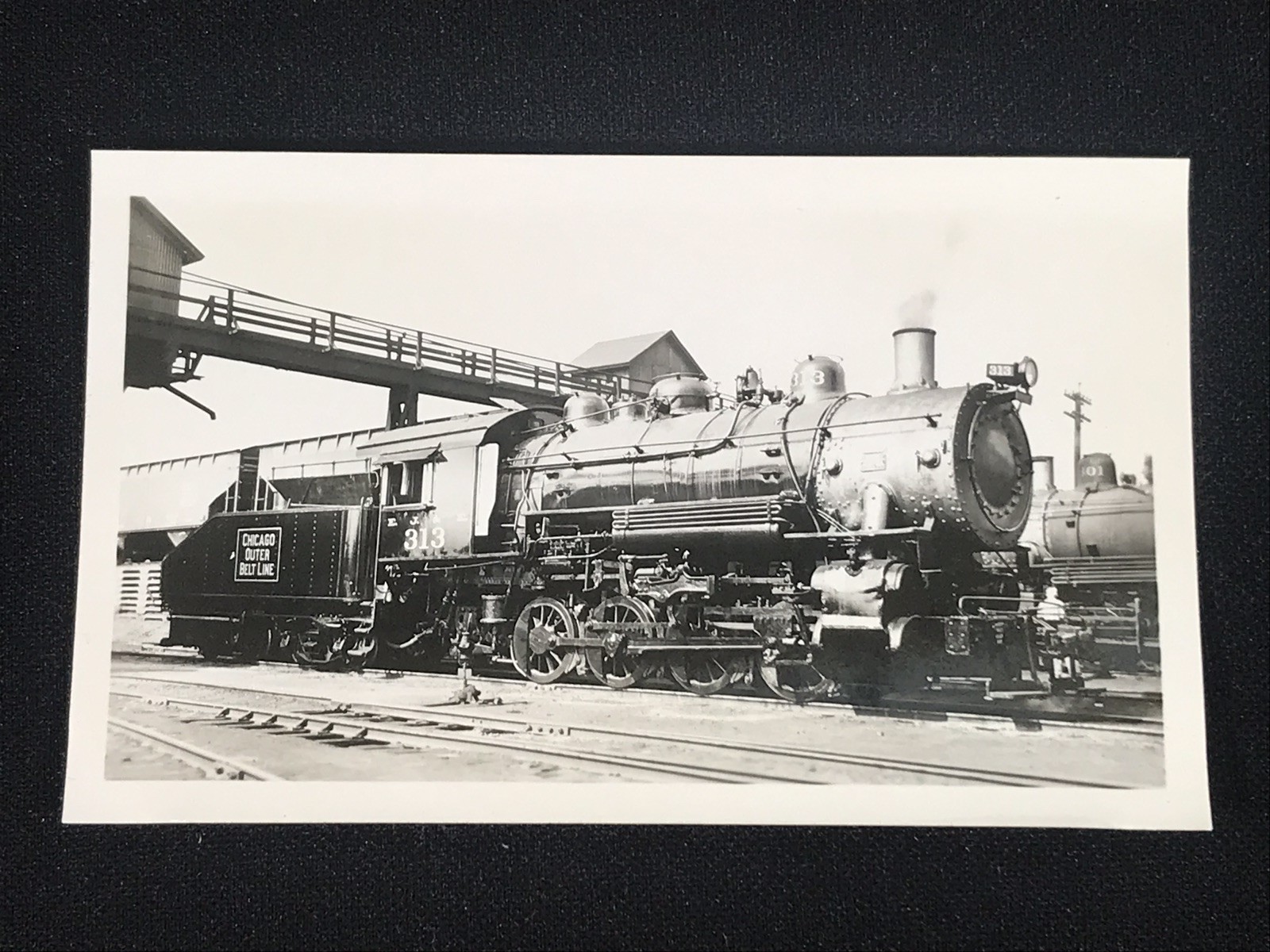 Elgin Joliet & Eastern Railway Locomotive No. 313 Photo Chicago Outer Belt Line