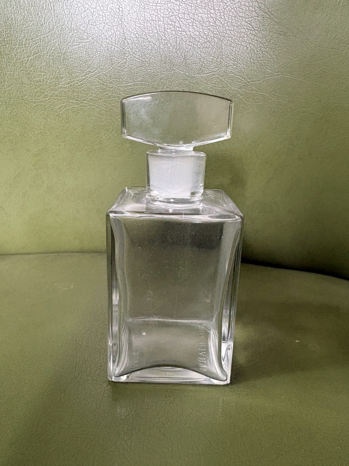VINTAGE CARVEN PARIS Empty PERFUME BOTTLE Made in France, 4.75