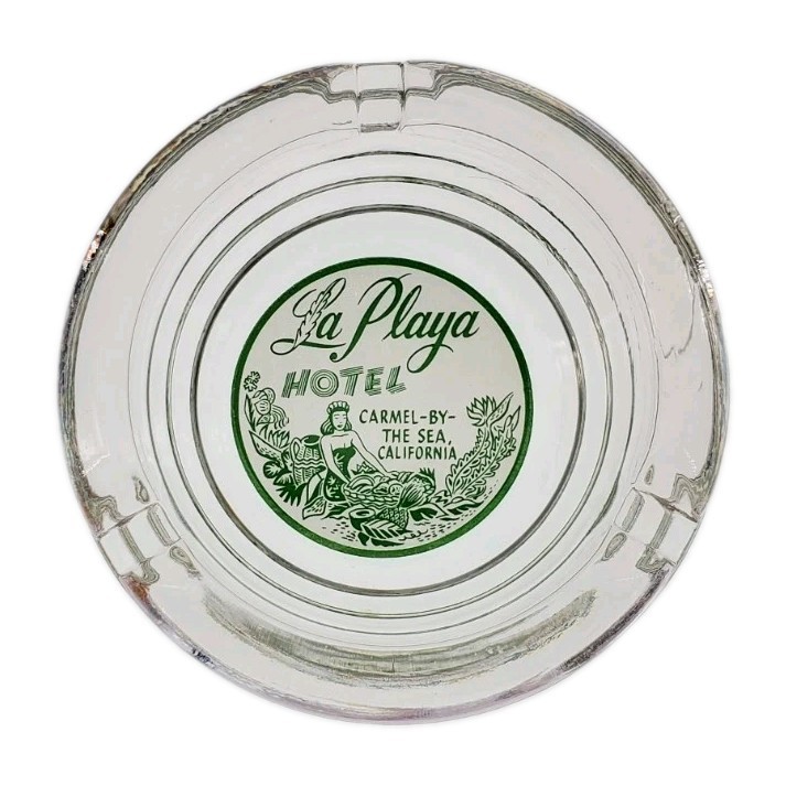 Vintage Marketing Ashtray / La Playa Hotel / Carmel-by-the-Sea California CA