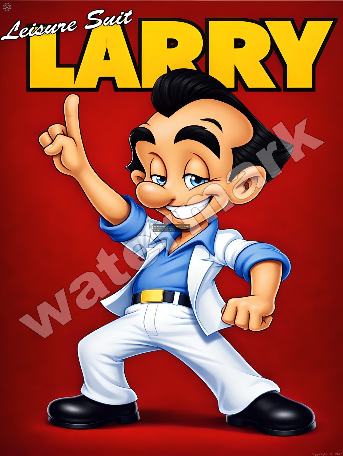 Leisure Suit Larry  Metal Sign 9\