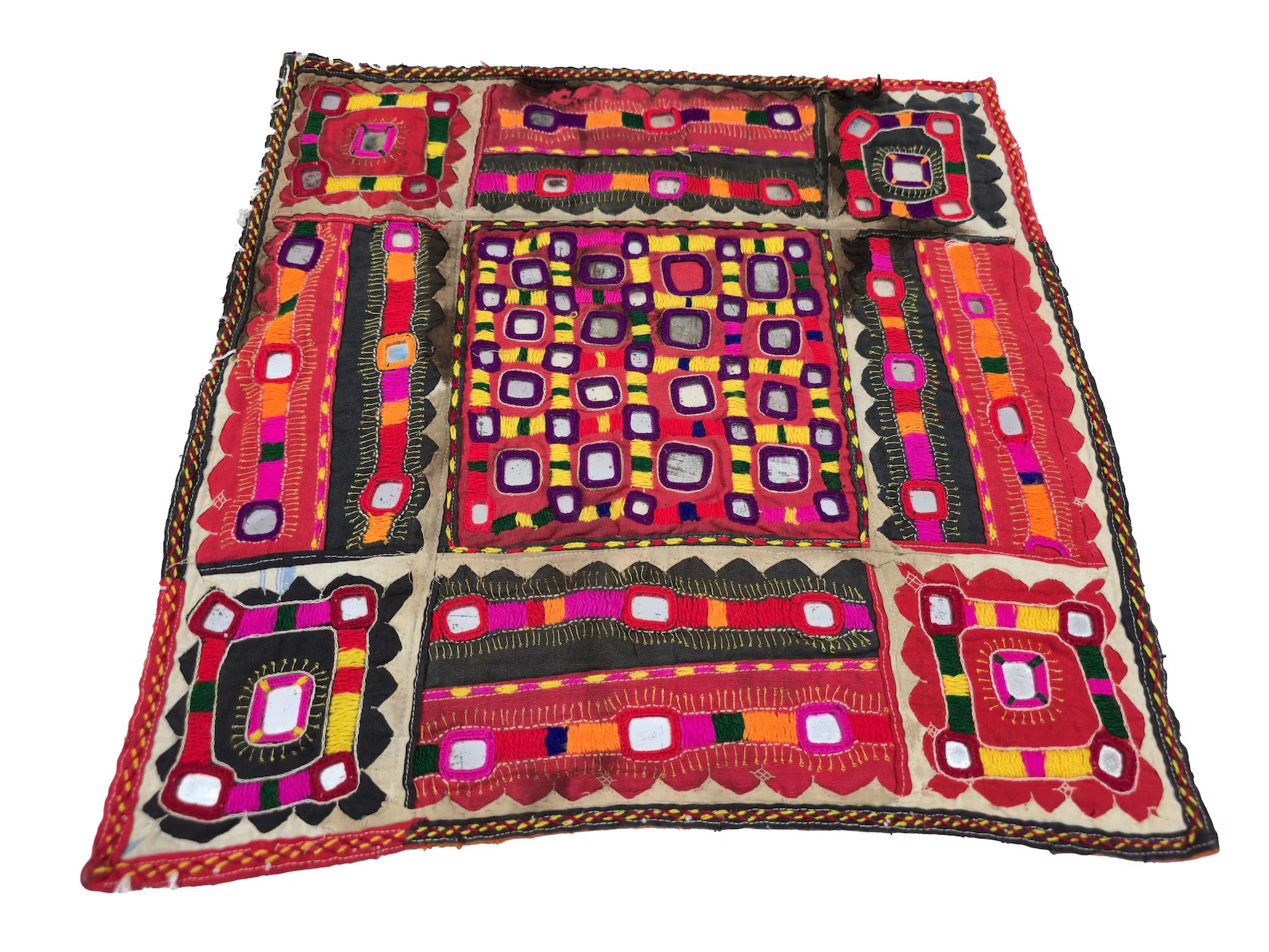 Banjara wall hanging , Antique banjara patch Authentic Rare collector\'s piece