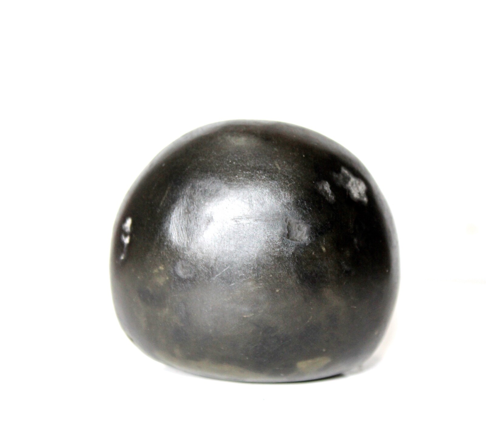 Antique Golden Ram Shaligram wt-320 gram size-2.50 inch