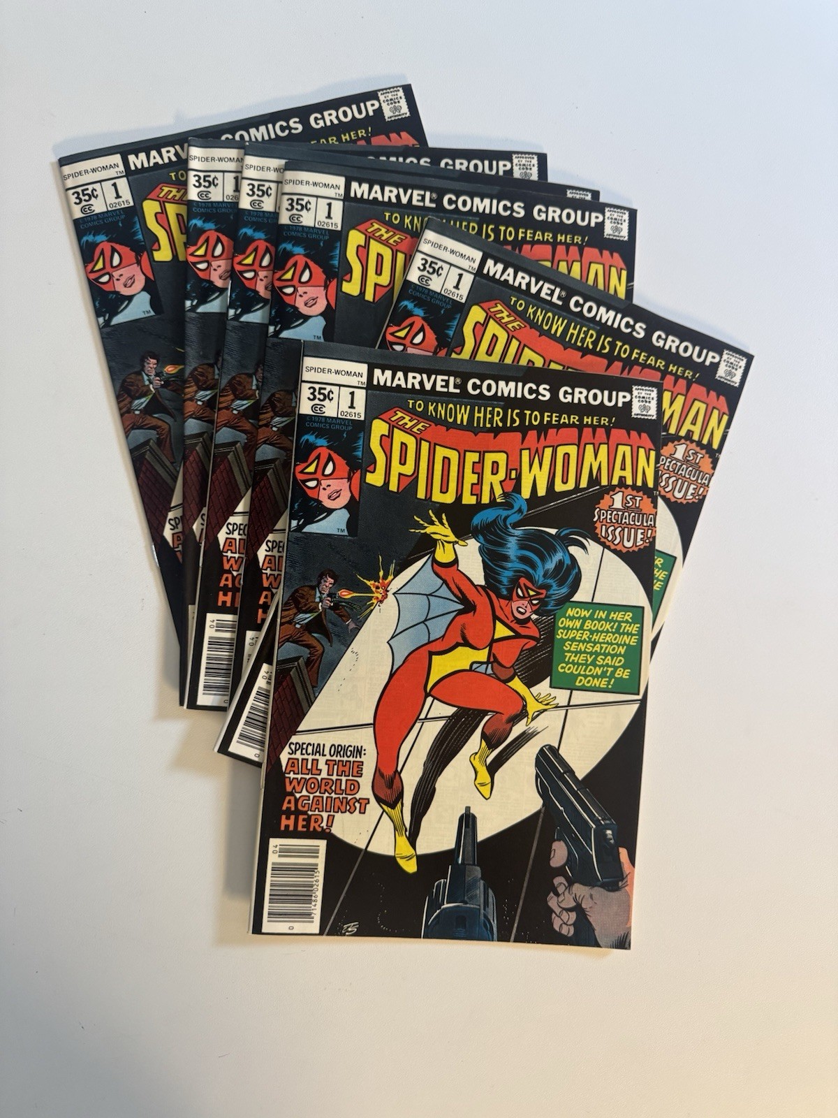 Spider-Woman #1 - 1978 Marvel Comics - Lot of 6 Spider-Woman #1 - 1978 Marvel Comics - Lot of 6