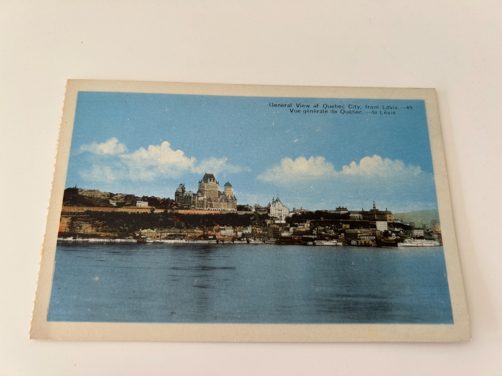 General View of Quebec City from Levis Canada Postcard