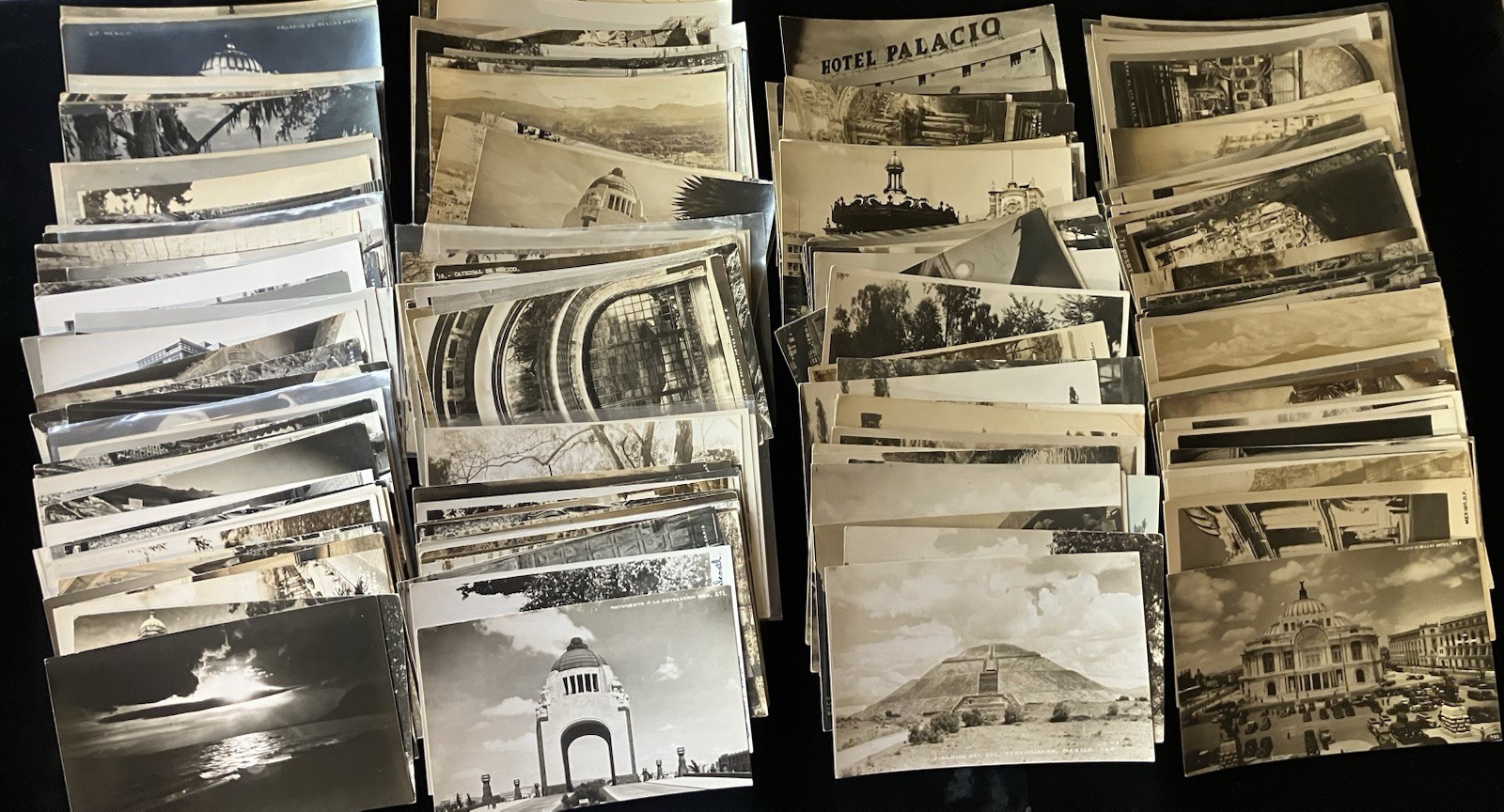 200 RPPC Real Photo MEXICO Postcard  BULK LOT  Locations Buildings Scenic