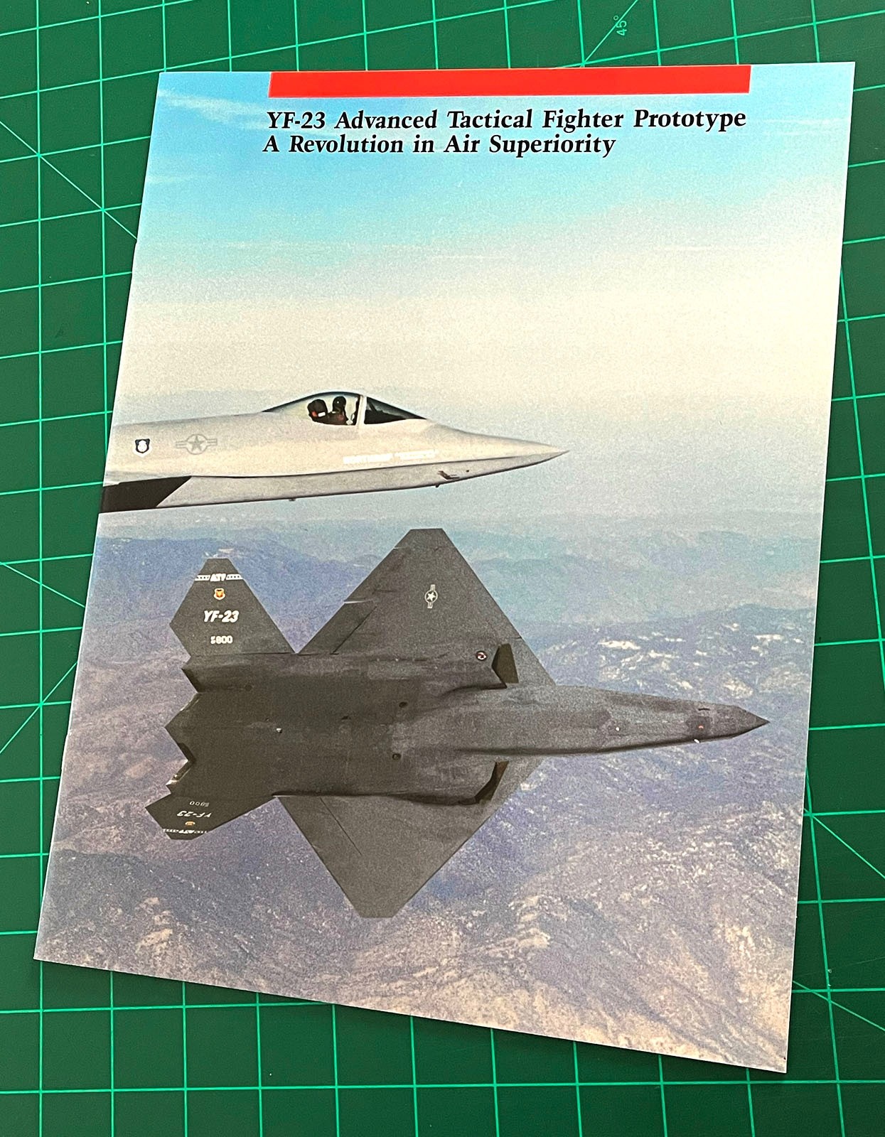 RARE NEW Northrop YF-23 F-23 Advanced Tactical Fighter ATF USAF Program Brochure