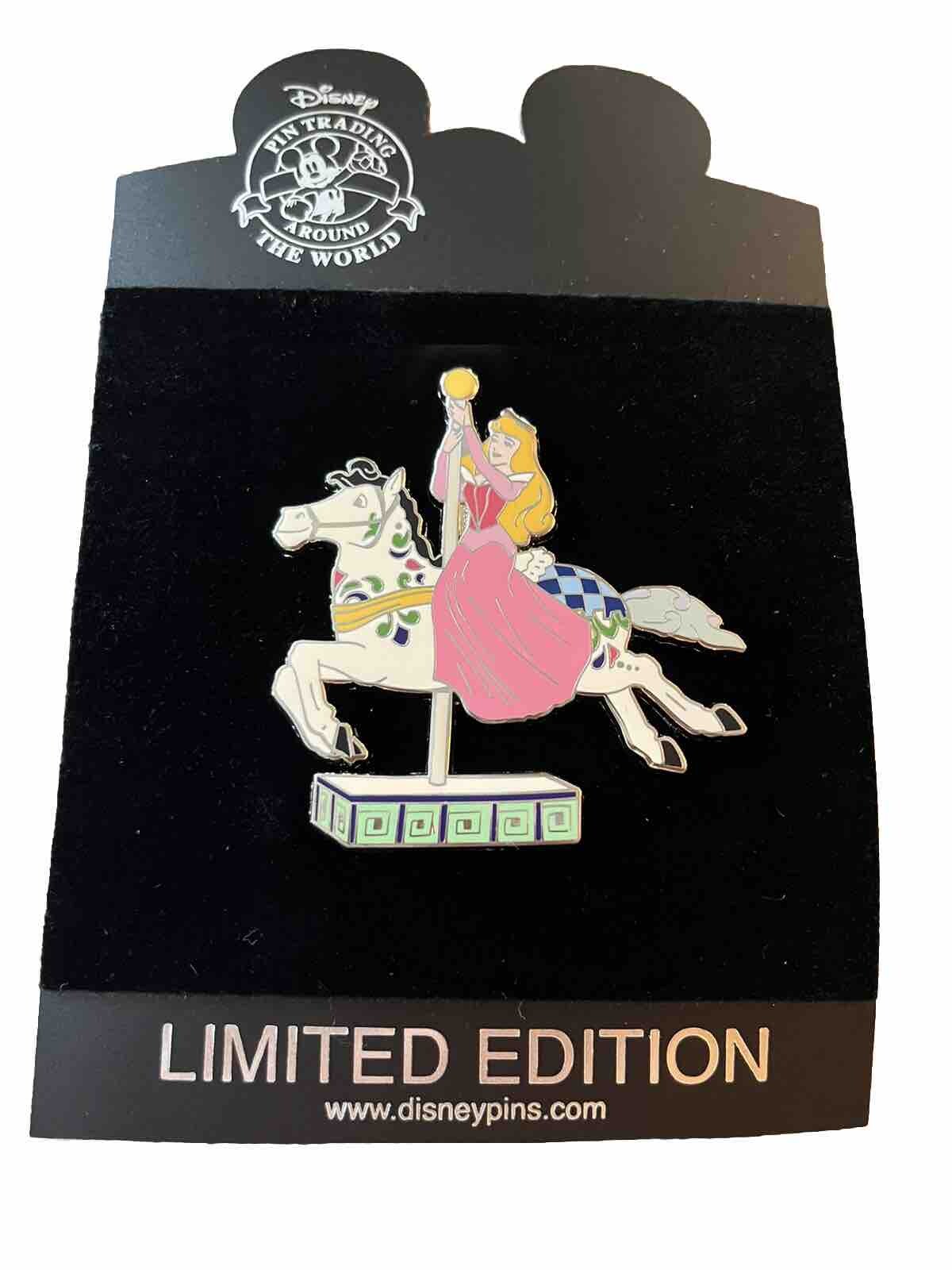 LE125 Disney Shopping Aurora Carousel Sleeping Beauty RARE 2009 Pin Artist Proof