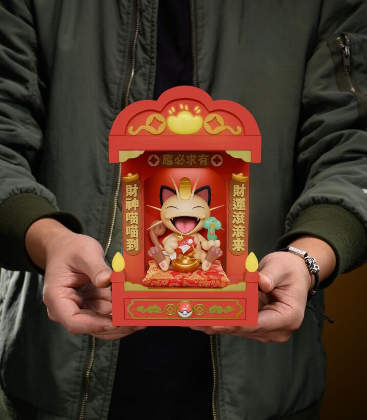 VS STUDIO God Of Wealth Meowth Limited Ver. Anime Character Statue New In Stock