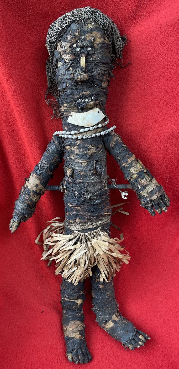 Mendi Valley Very Rare Headhunter Revenge Mud Payback Doll ~ Papua New Guinea