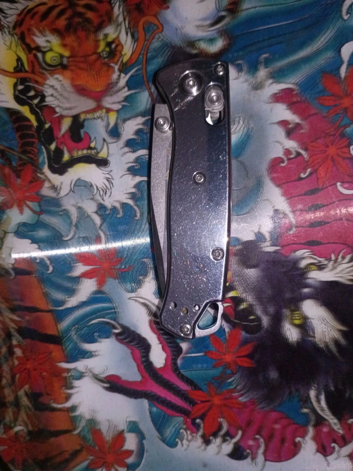 533 S30V Chrome Crossbar Lock Pocketknife