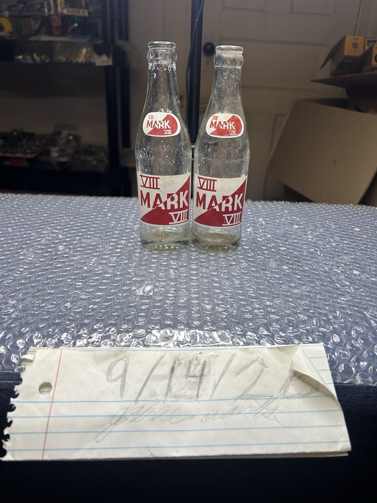 Set Of 2 Vintage ALC Soda Pop Bottle: MARK VIII- 7 OZ Vintage ACL