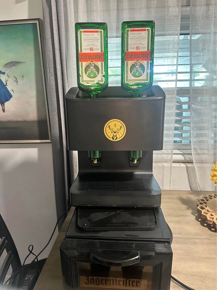 Jagermeister 2 Tap Machine + Shot Glass Cooler with Shot glasses