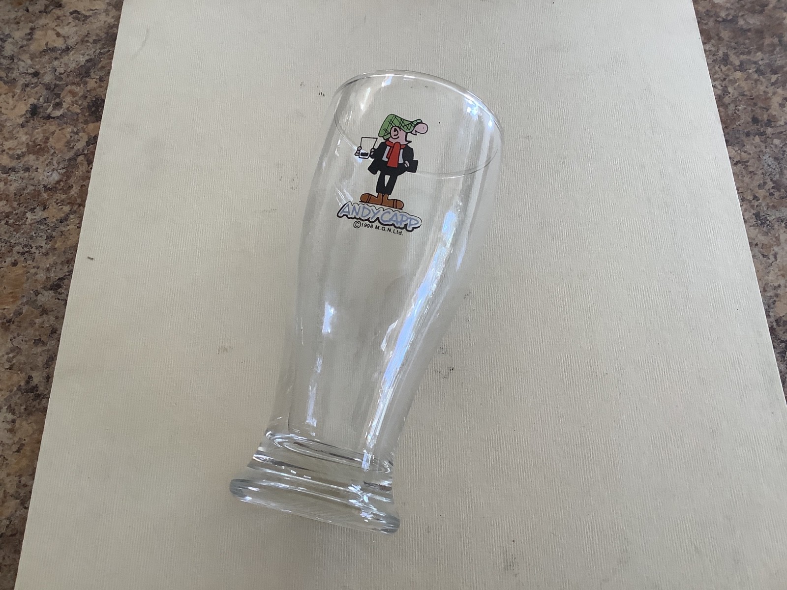 Andy Capp Pint Glass 1998
