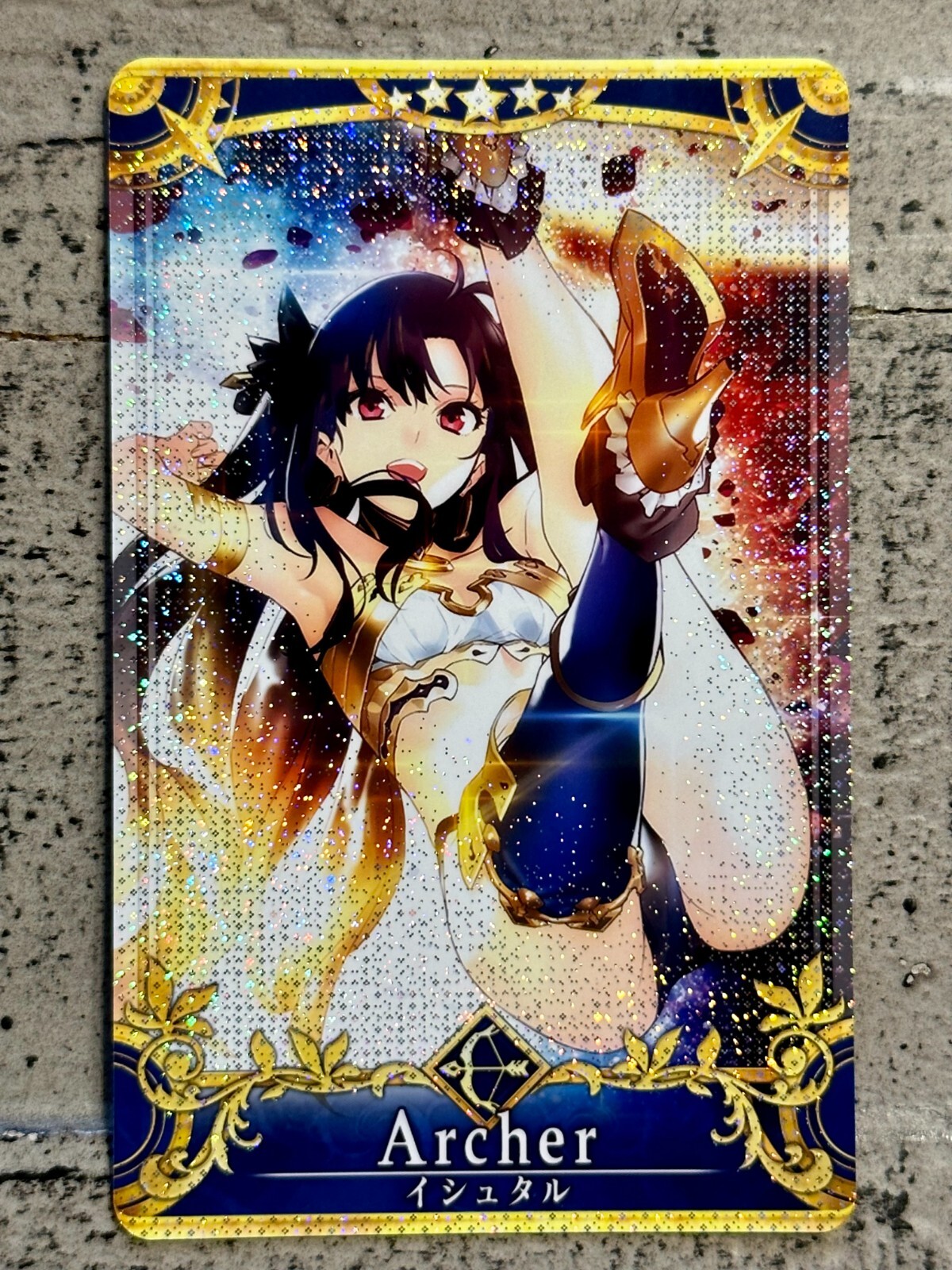 Fate Grand Order FGO HOLO Arcade Card Archer Ishtar Rin Final Ascensio Babylonia