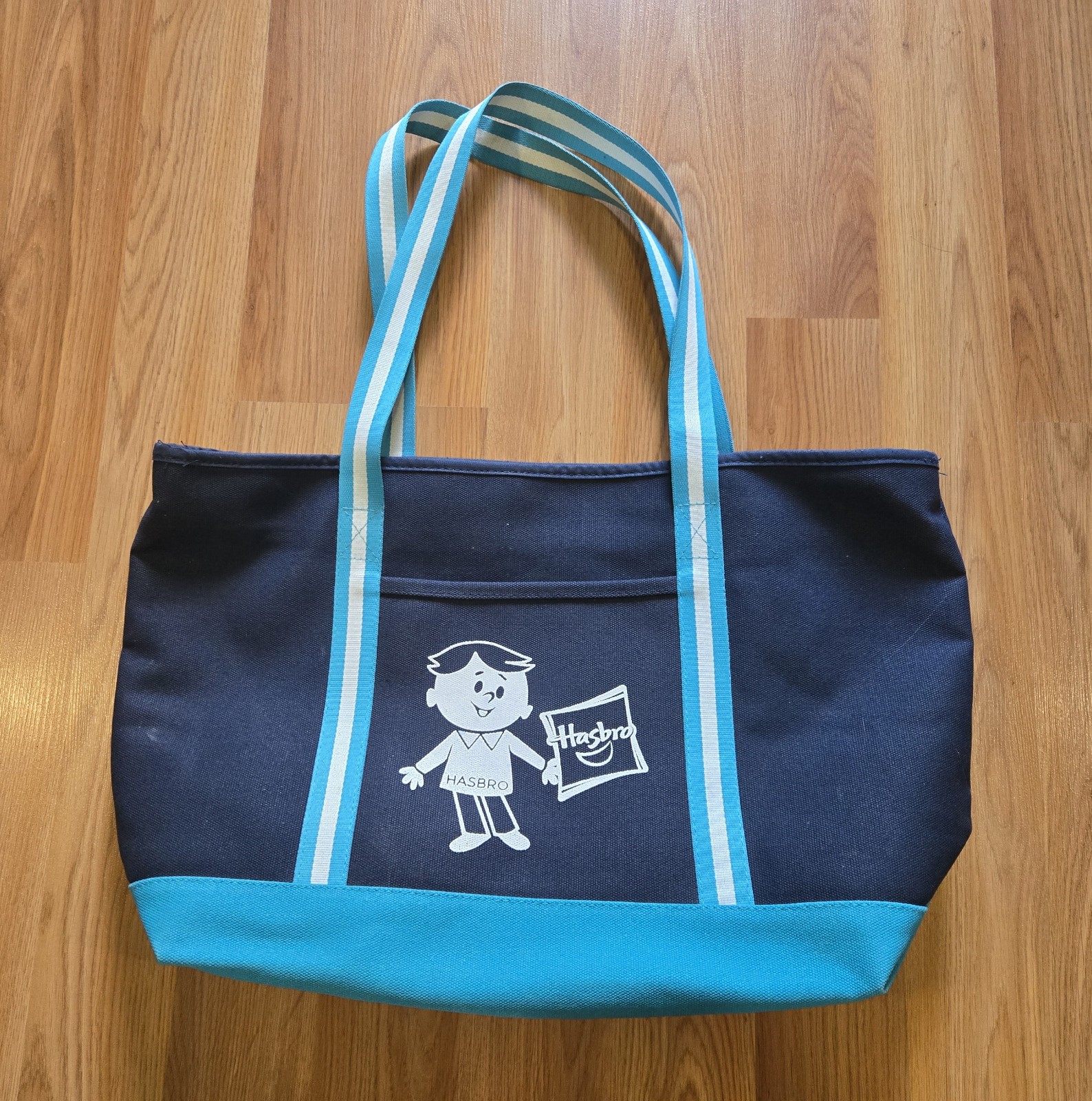 Hasbro Promo Promotional Tote Bag Carrying Case VTG 2013 Hit Blue Cartoon Boy