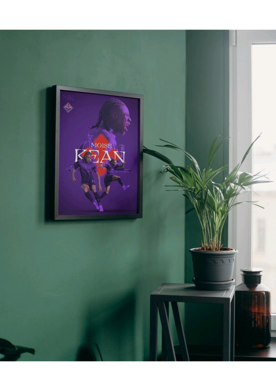 MOISE KEAN FLORENTINE POSTER WITH BLACK FRAME A3 (42x30CM) ir.dezign