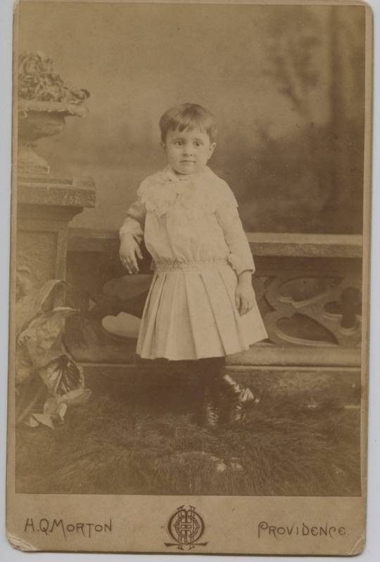 Cabinet Photo-Providence Rhode Island CAMPBELL Family 