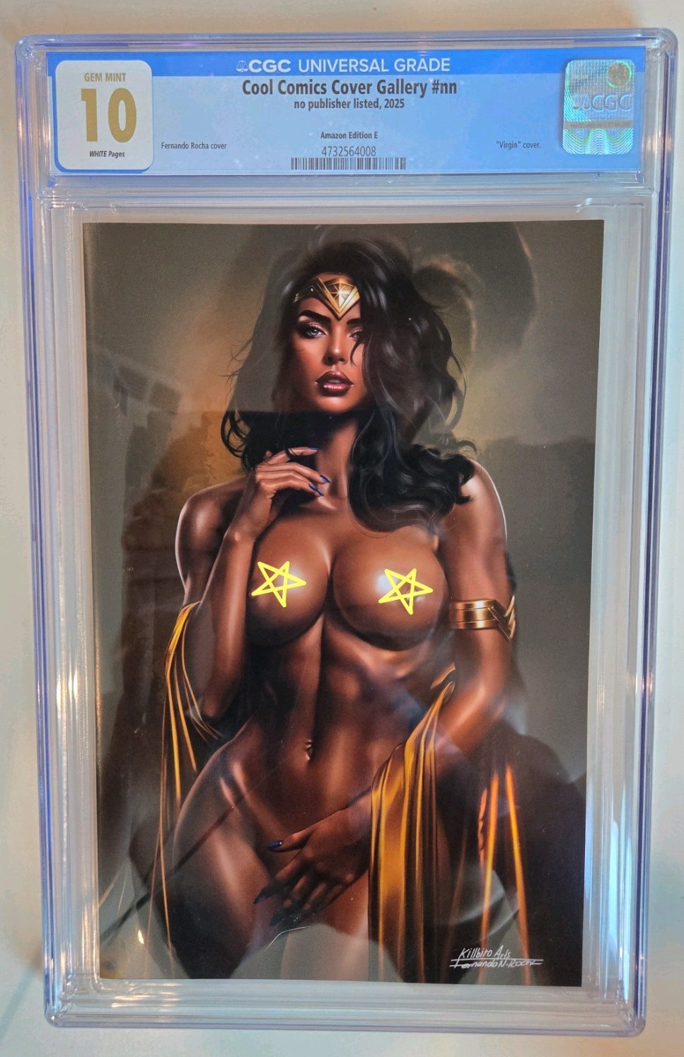 CGC 10 Wonder Woman Cool Comics Cover Gallery #nn Virgin Amazon \