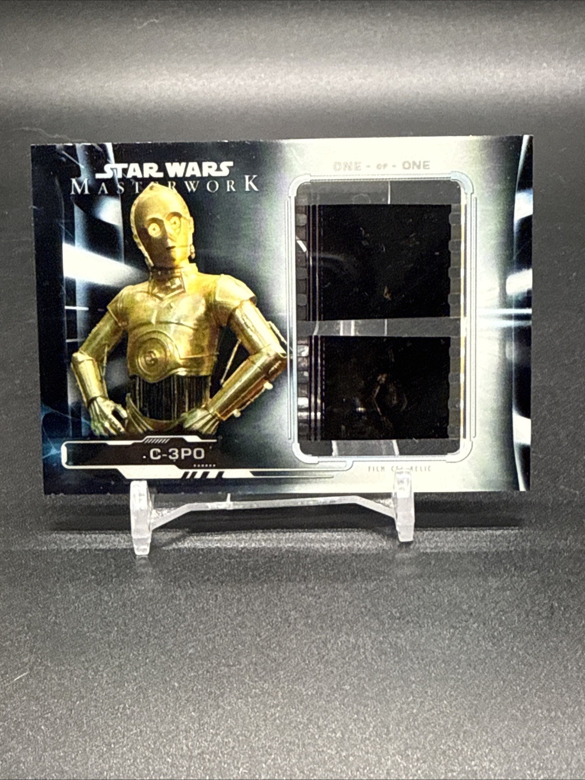 2019 Topps Star Wars Masterwork Film Cel Relic 1/1  C-3PO FC-CP6