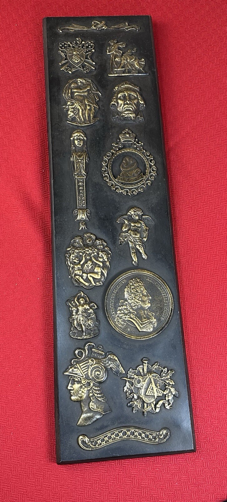 SUNGOTT ART STUDIO METAL PLASTER STYLE # 943 MCM 1950s GREEK MYTHOLOGY THEME NYC