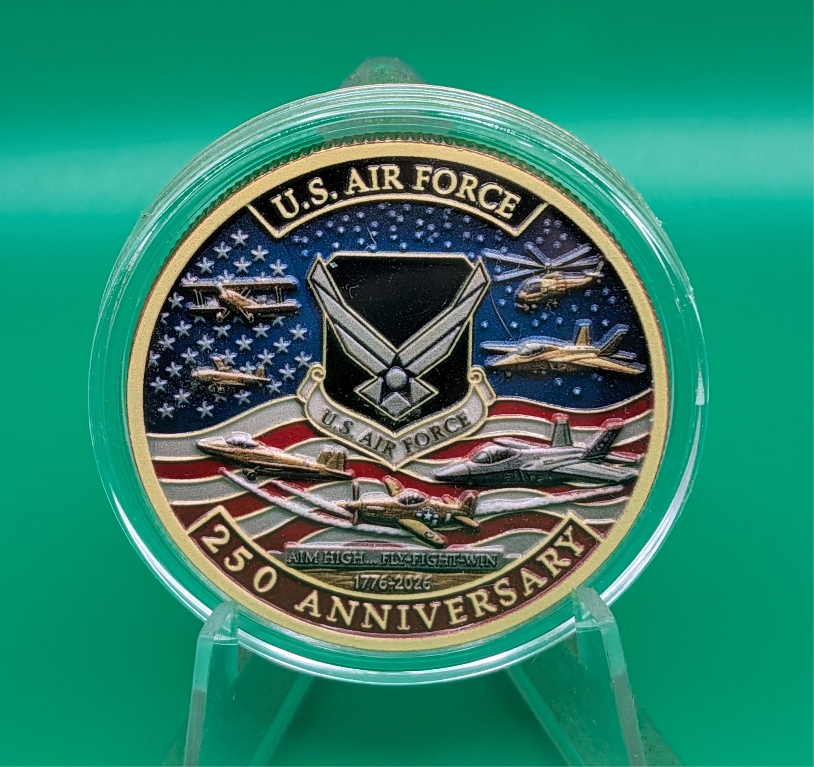 250th Anniversary US Air Force  Challenge Commemorative Coin Medal