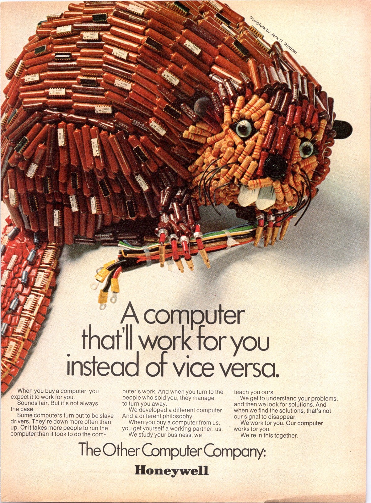 1969 • HONEYWELL COMPUTER page print ad • 1960s ADS.04