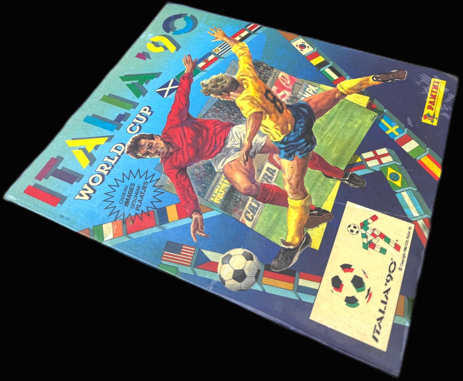 PANINI WORLD CUP ITALIA 90 COMPLETE STICKER ALBUM 1990 ITALY