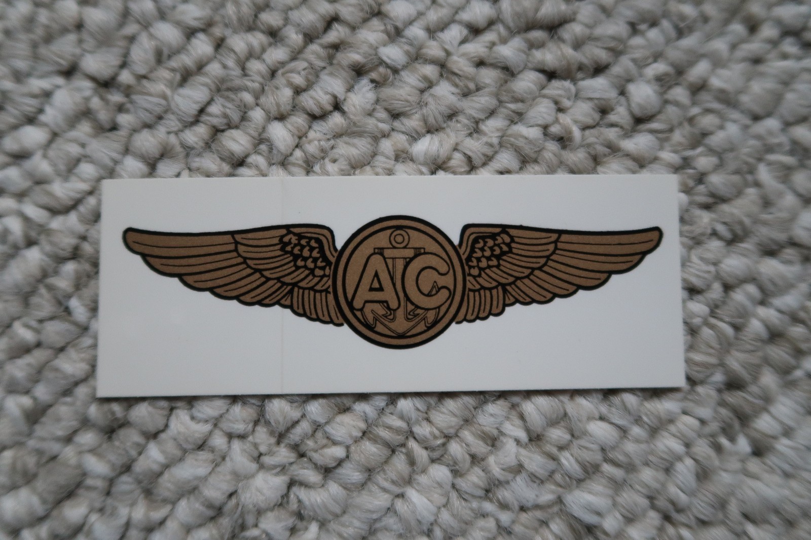 AIR CREW WING NAVY 4 ea DECALS 4 3/8\