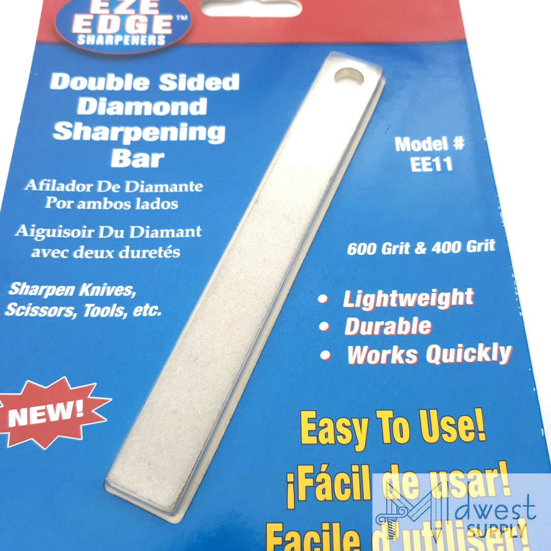 Eze-Lap Edge Sharpening Bar Double Sided Diamond Pocket Sharpener 400 / 600 Grit