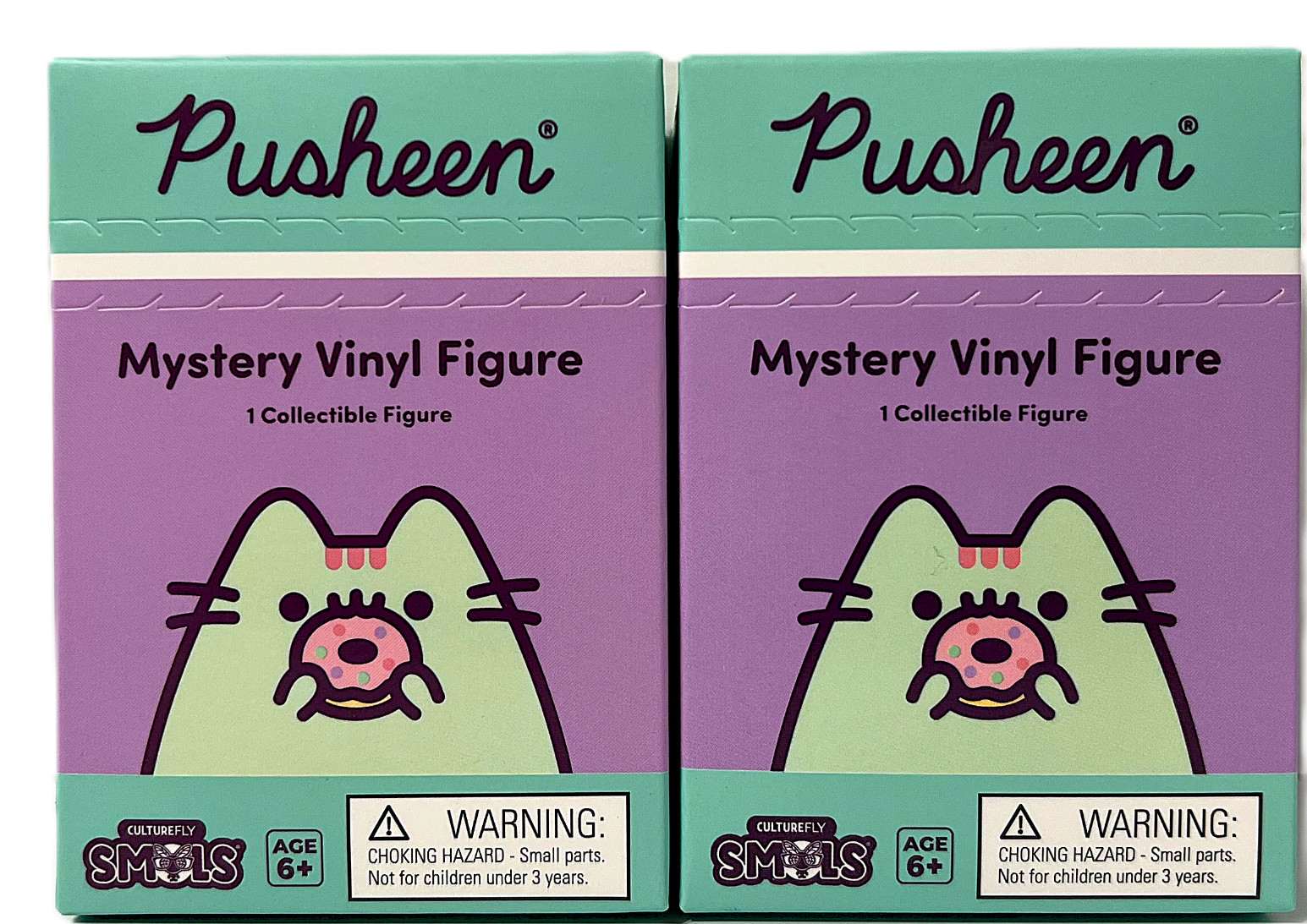 Lot of 2 Pusheen Mystery Vinyl Figure Collectible Cat SEALED CultureFLY 2026 NIB