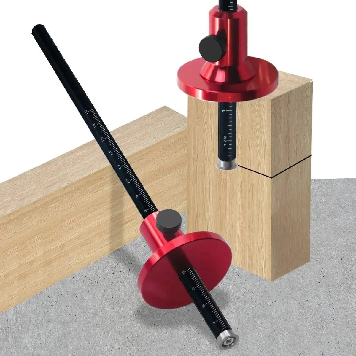 Wheel Marking Gauge - Woodworking Scriber - Wood Marking Tools With Inch & MM