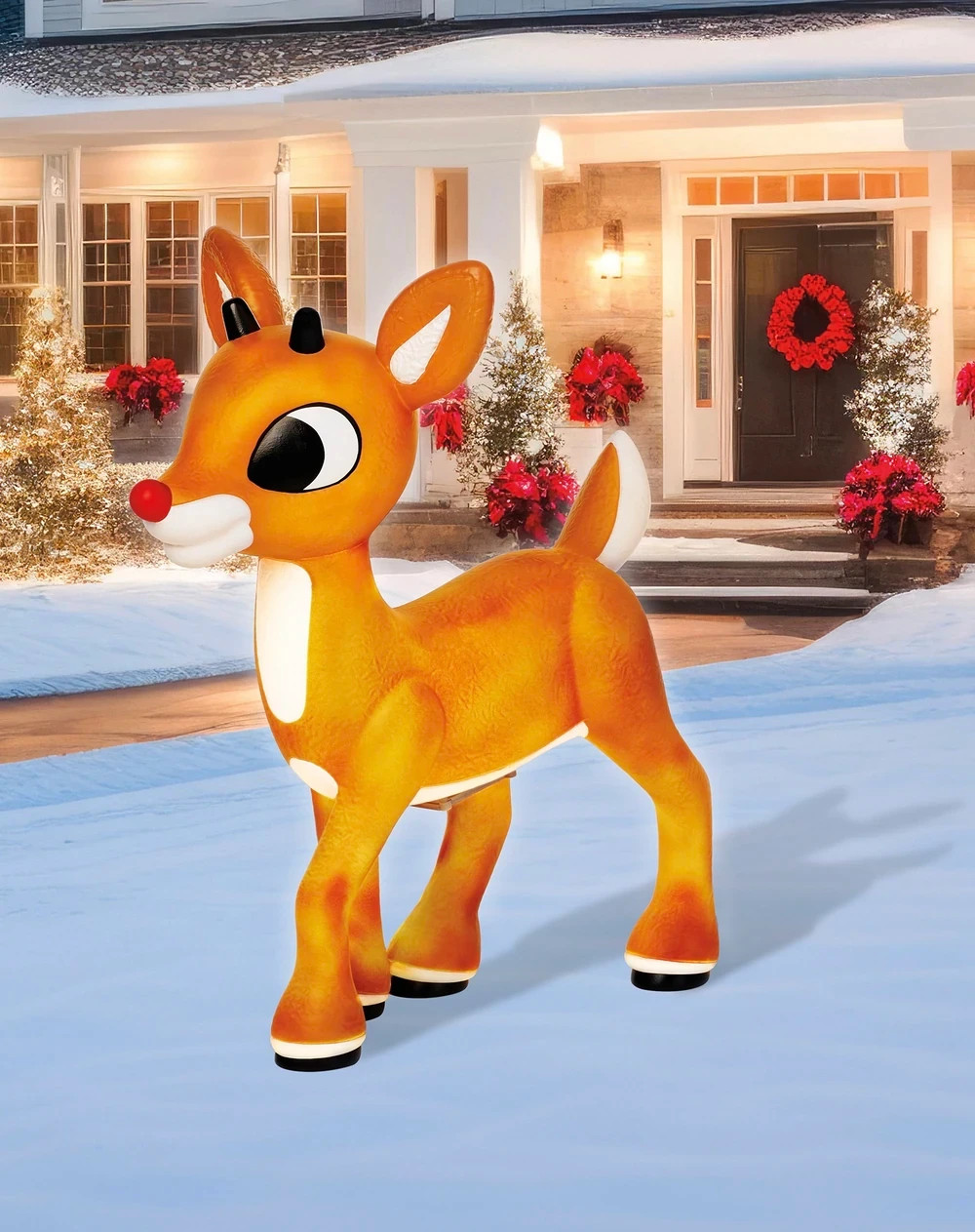 2 Ft Light-Up Rudolph Blow Mold - Rudolph the Red-Nosed Reindeer 2 Ft Light-Up Rudolph Blow Mold - Rudolph the Red-Nosed Reindeer