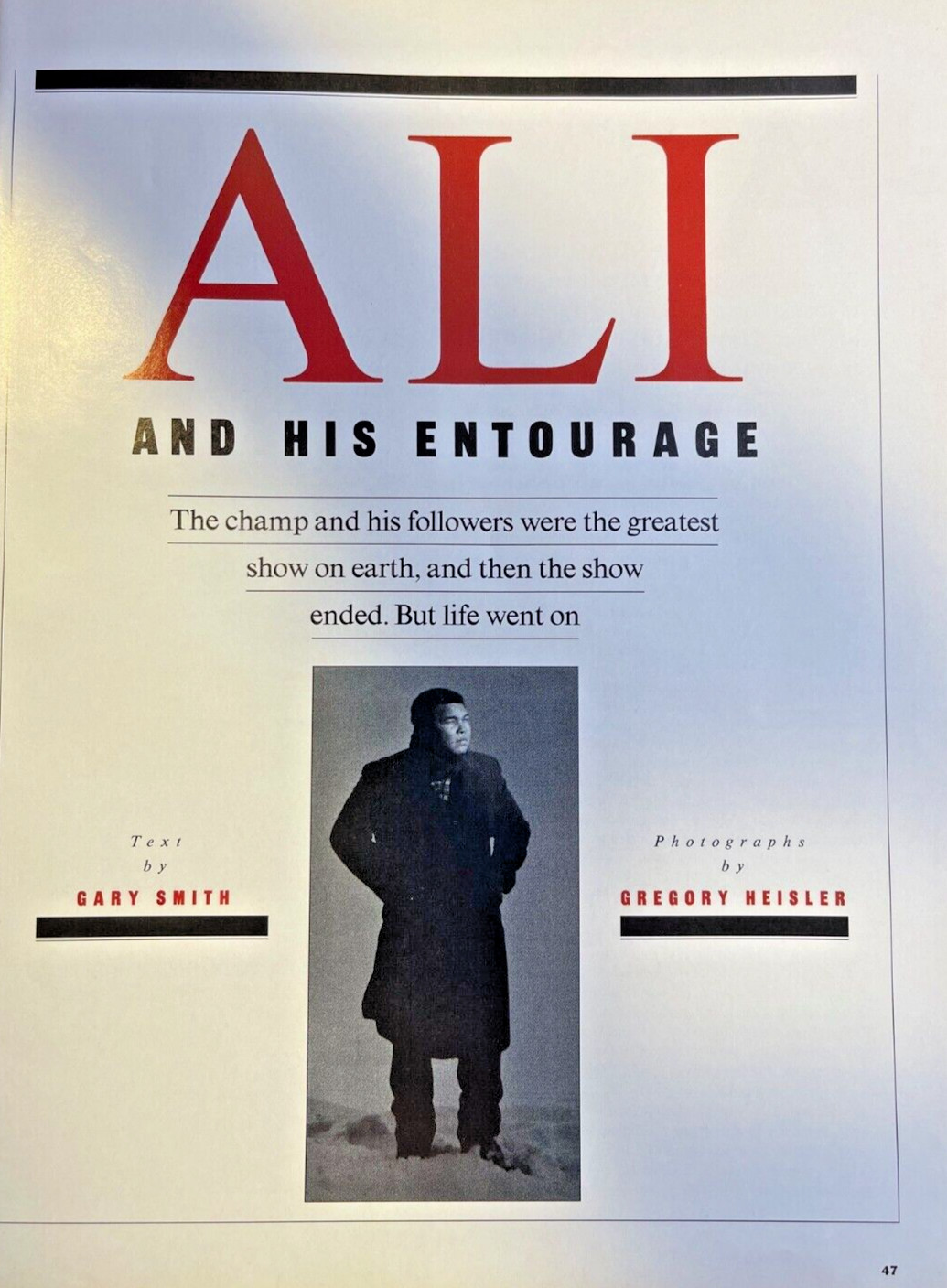 1988 Boxer Muhammad Ali & His Entourage Gene Kilroy Lana Shabazz Luis Sarria