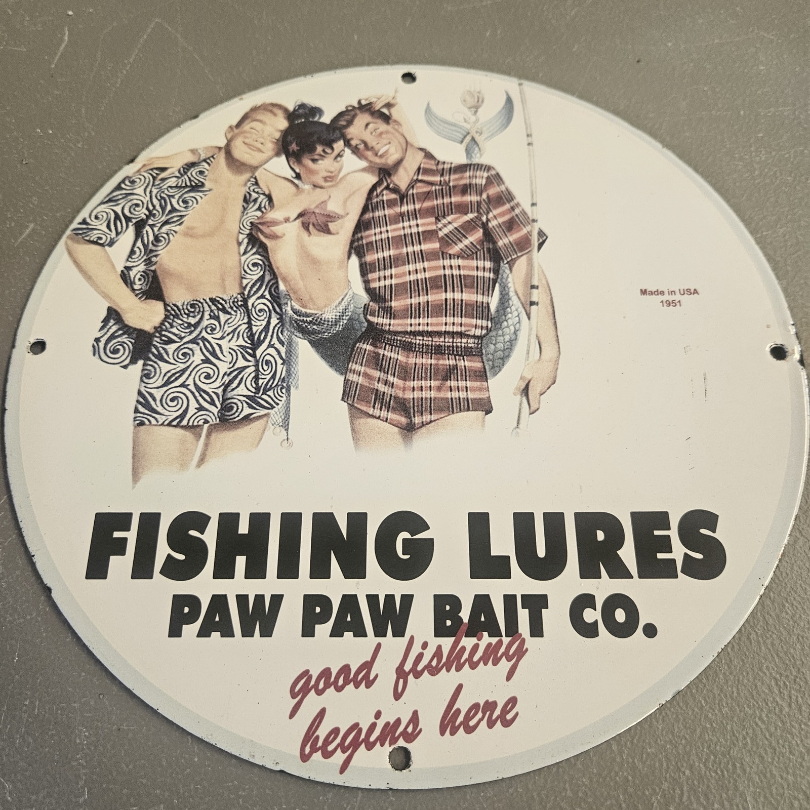 VINTAGE PAW PAW BAIT CO 12