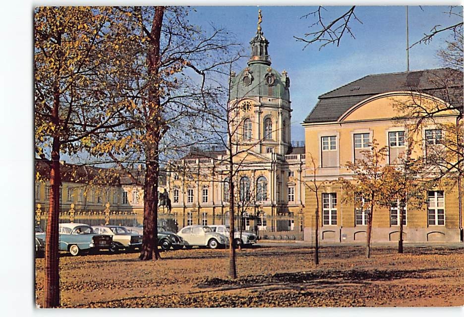 Postcard Charlottenburg Palace in Berlin Germany